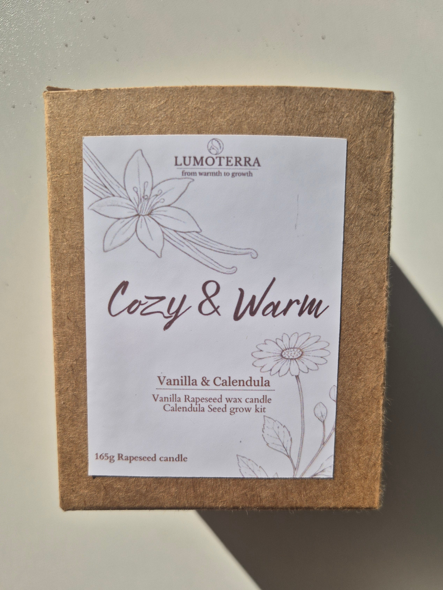 Cozy & Warm - Full Set |  Handgemaakte kaars & kweekset