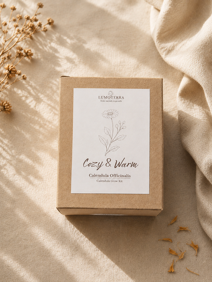 Cozy & Warm - Grow kit | Handgemaakte calendula kweekset