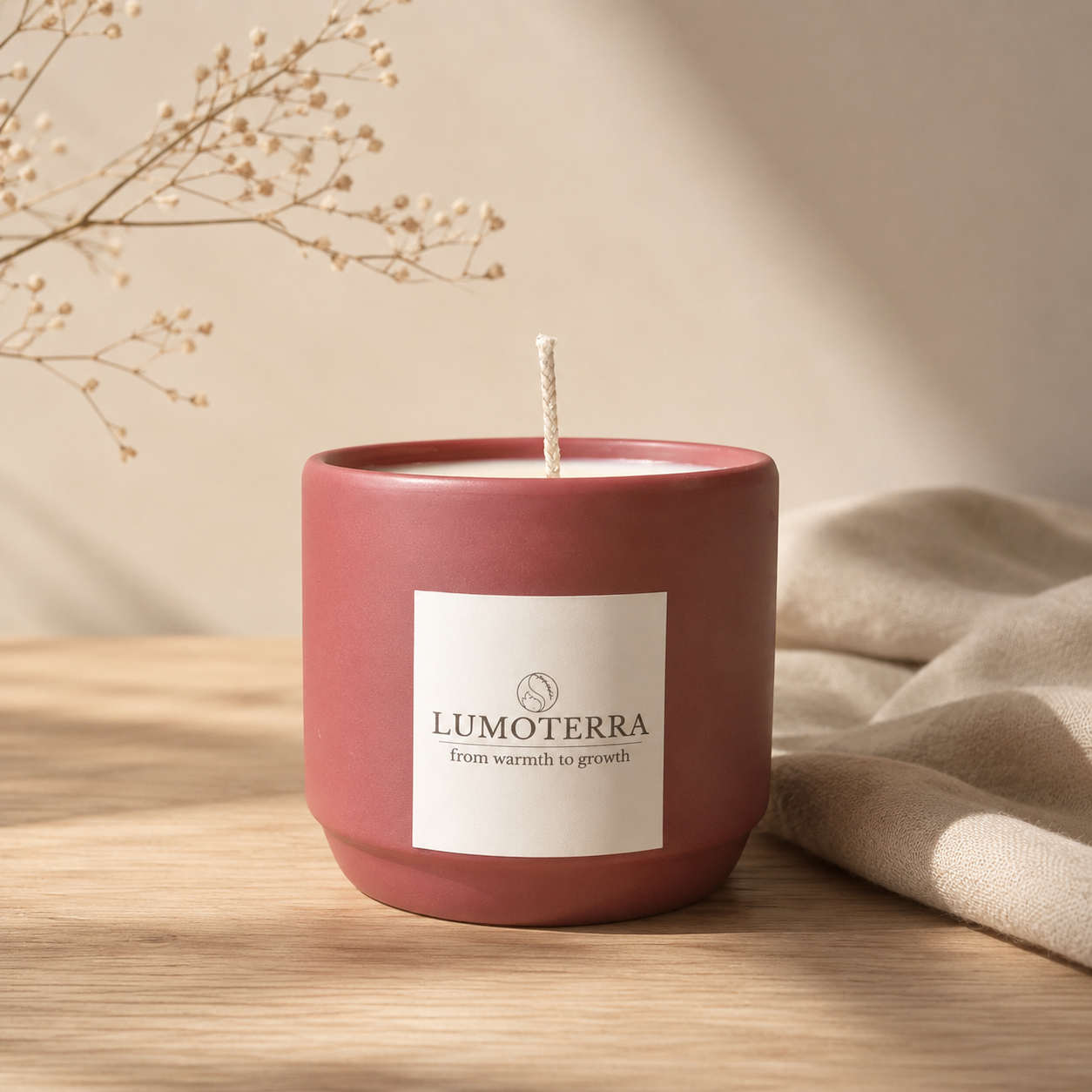 Cozy & Warm - Golden Ritual |  Handgemaakte kaars & kweekset